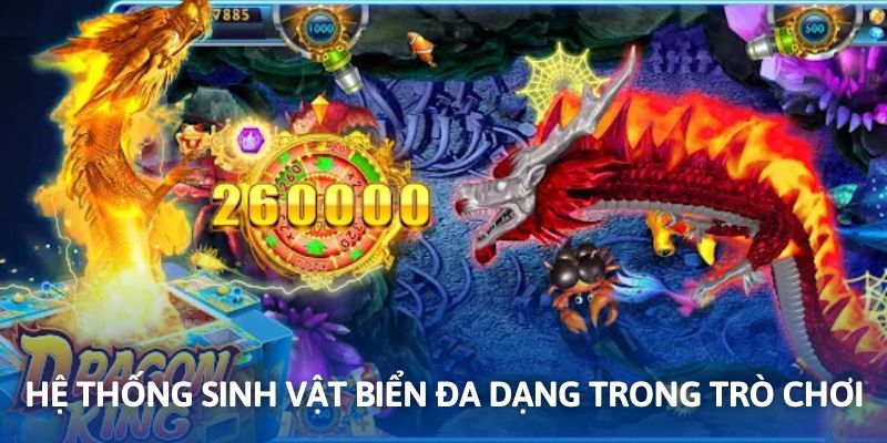 Hệ sinh thái đa dạng giúp tạo nên điểm nhấn trong trò chơi